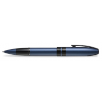 Sheaffer Icon Rollerball Pen - Metallic Blue Lacquer Gloss Black PVD Trim